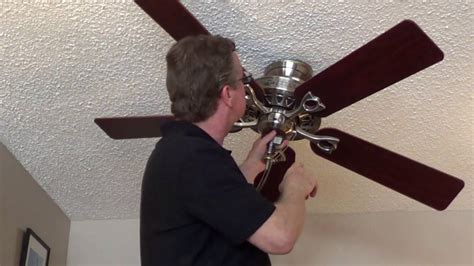 removing an old ceiling fan